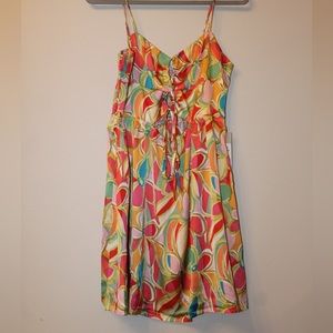 NWT: colorful dress/ size large